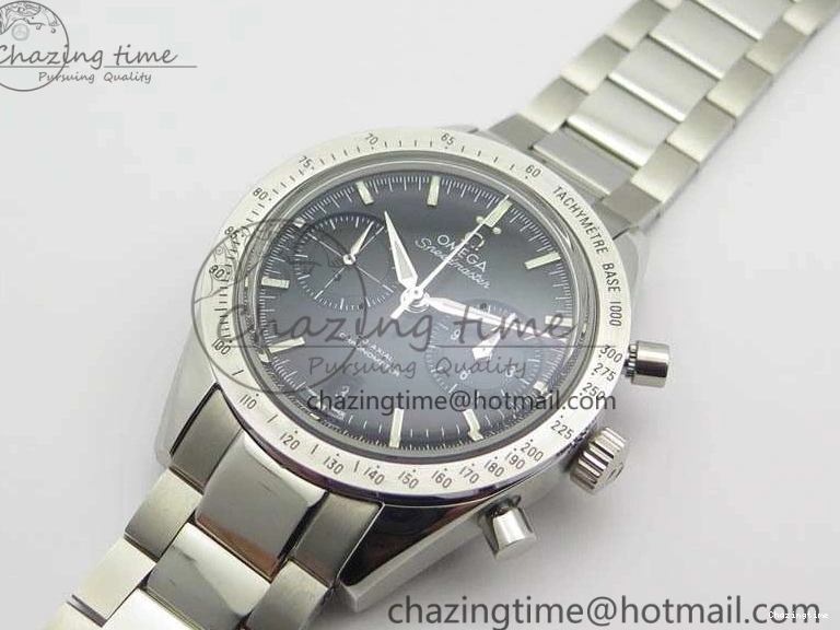 1230 Speedmaster ’57 Co-Axial OMF 1:1 Best Edition Black Dial White Markers On SS Bracelet A Durable 8146